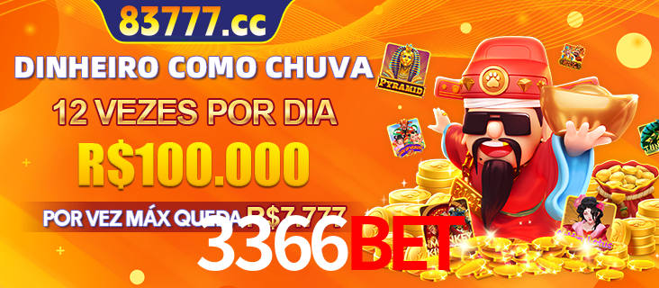 Banner do programa de recompensas Recomende para amigos do 3366BET, detalhando os bônus por convidar amigos, com prêmios que chegam a R$288.888.