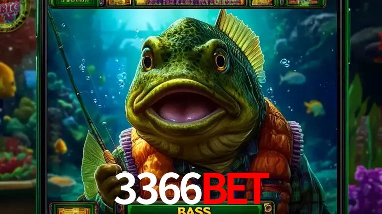 Personagem de peixe pescador do popular jogo de slot com tema de pescaria, uma das emocionantes opções de caça-níqueis para jogar e ganhar no cassino 3366BET.